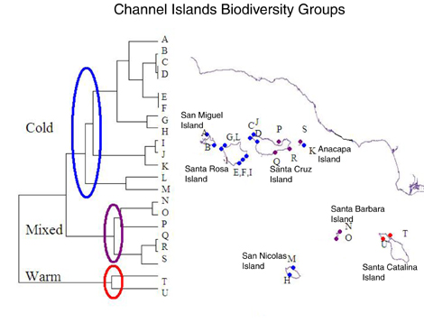 Channel 

			Islands Biodiversity Map